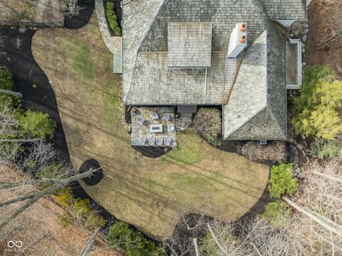 Aerial view at 4530 Chase Oak Court, Zionsville, IN