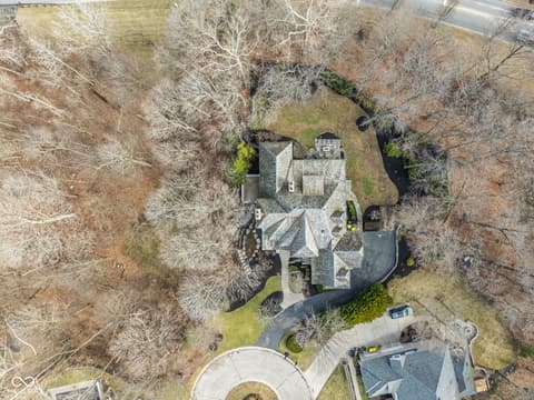 Aerial view at 4530 Chase Oak Court, Zionsville, IN