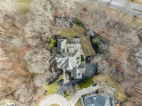Aerial view at 4530 Chase Oak Court, Zionsville, IN