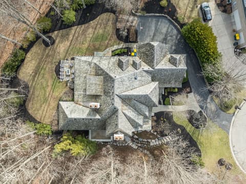 Aerial view at 4530 Chase Oak Court, Zionsville, IN
