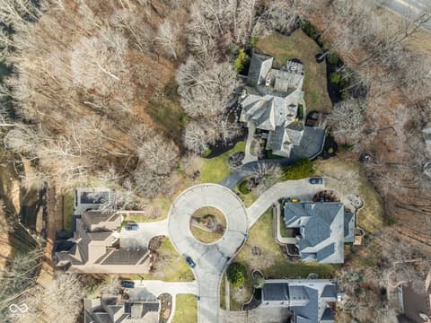 Aerial view at 4530 Chase Oak Court, Zionsville, IN
