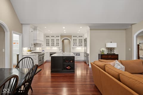 Living room at 4530 Chase Oak Court, Zionsville, IN