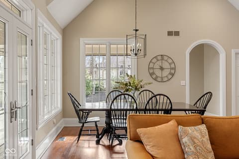 Dining room at 4530 Chase Oak Court, Zionsville, IN