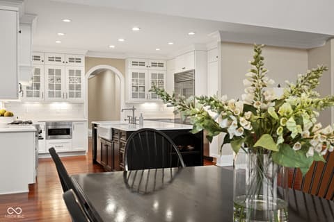 Dining room at 4530 Chase Oak Court, Zionsville, IN