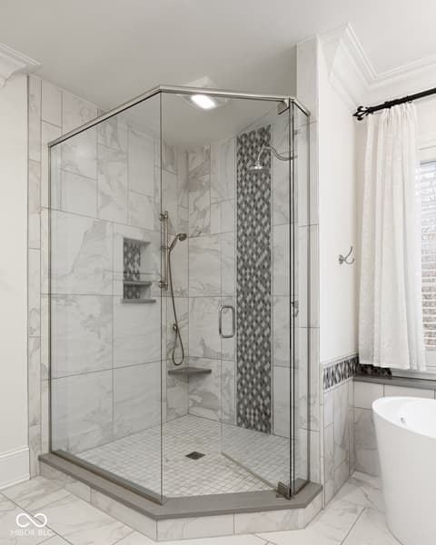 Primary bathroom at 4530 Chase Oak Court, Zionsville, IN