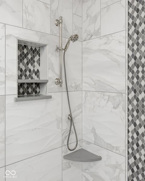Primary bathroom at 4530 Chase Oak Court, Zionsville, IN