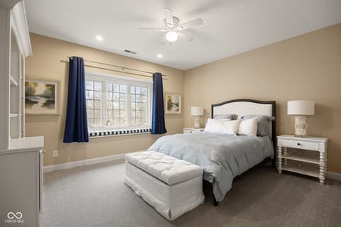 Bedroom at 4530 Chase Oak Court, Zionsville, IN