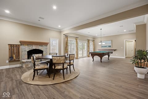 Dining room at 4530 Chase Oak Court, Zionsville, IN