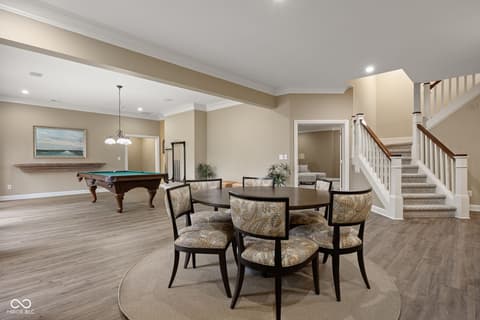Dining room at 4530 Chase Oak Court, Zionsville, IN