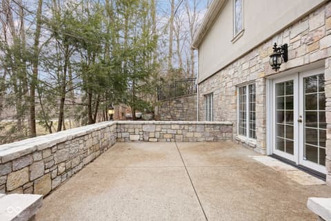 Outdoor living area at 4530 Chase Oak Court, Zionsville, IN