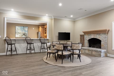 Dining room at 4530 Chase Oak Court, Zionsville, IN
