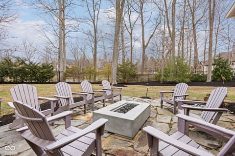 Outdoor living area at 4530 Chase Oak Court, Zionsville, IN