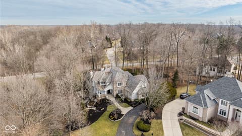 Aerial view at 4530 Chase Oak Court, Zionsville, IN