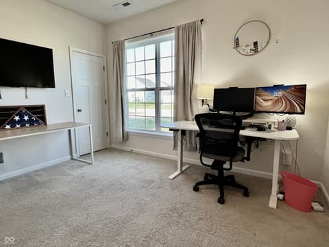 Home office at 1479 Classic Avenue, Greenwood, IN