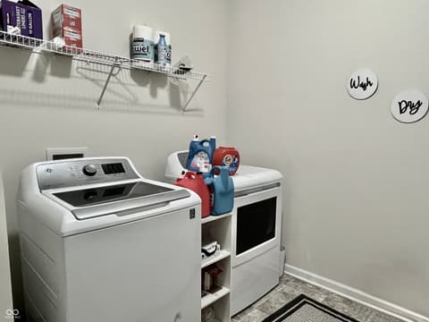 Laundry room at 1479 Classic Avenue, Greenwood, IN
