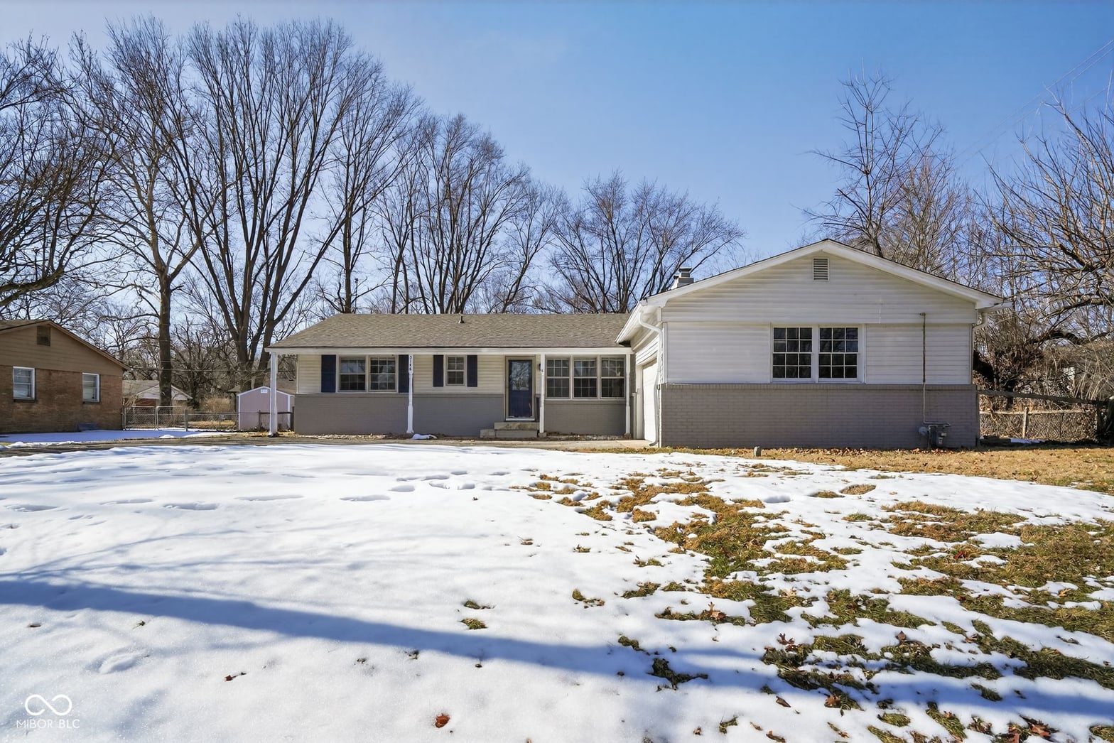 Front exterior at 5148 Alameda Road, Indianapolis, IN