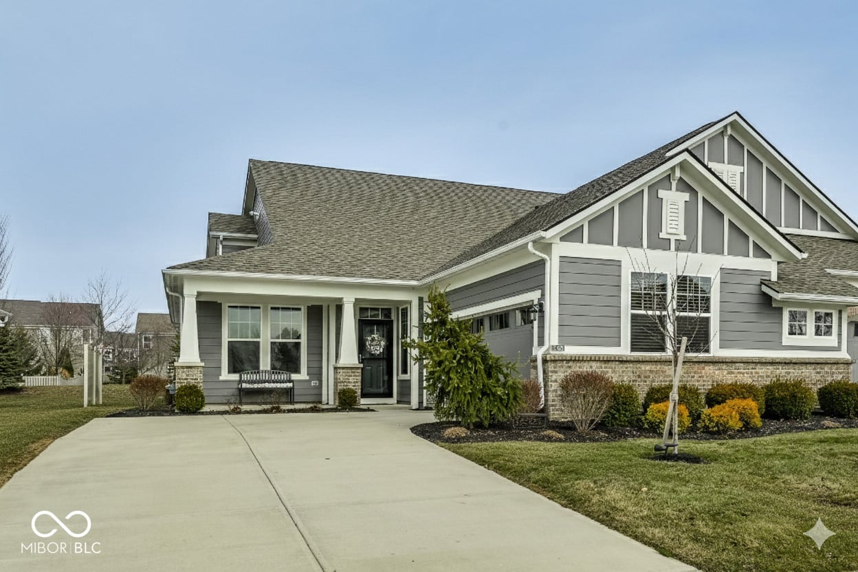 Front exterior at 10938 Matherly Way, Noblesville, IN