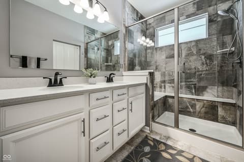 Bathroom at 10938 Matherly Way, Noblesville, IN