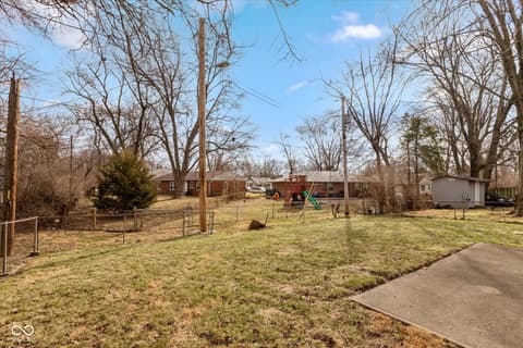 Yard at 4149 Mellis Drive, Indianapolis, IN
