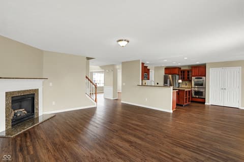 Living room at 1291 Windswept Drive, Greenwood, IN