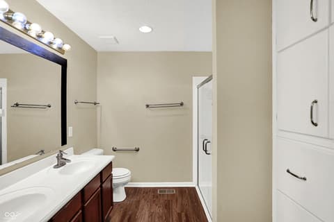 Bathroom at 1291 Windswept Drive, Greenwood, IN