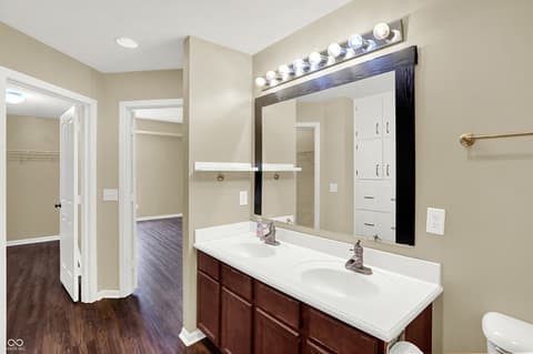 Bathroom at 1291 Windswept Drive, Greenwood, IN
