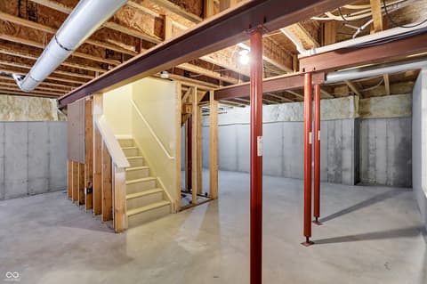 Basement at 1291 Windswept Drive, Greenwood, IN