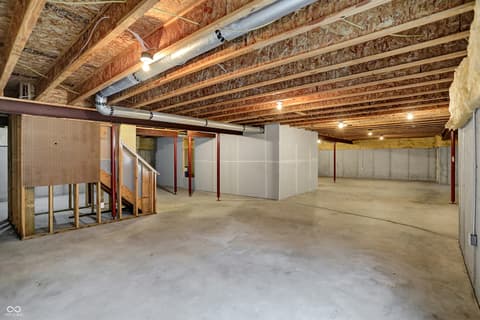 Basement at 1291 Windswept Drive, Greenwood, IN
