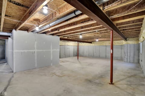 Basement at 1291 Windswept Drive, Greenwood, IN