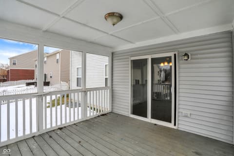 Outdoor living area at 1291 Windswept Drive, Greenwood, IN