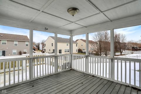 Outdoor living area at 1291 Windswept Drive, Greenwood, IN