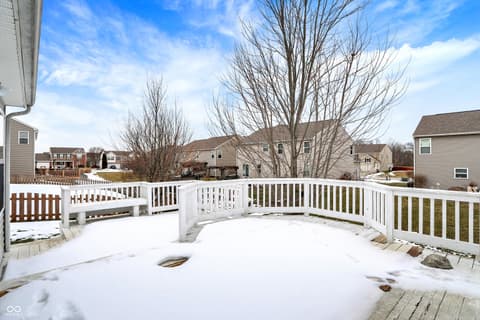 Outdoor living area at 1291 Windswept Drive, Greenwood, IN