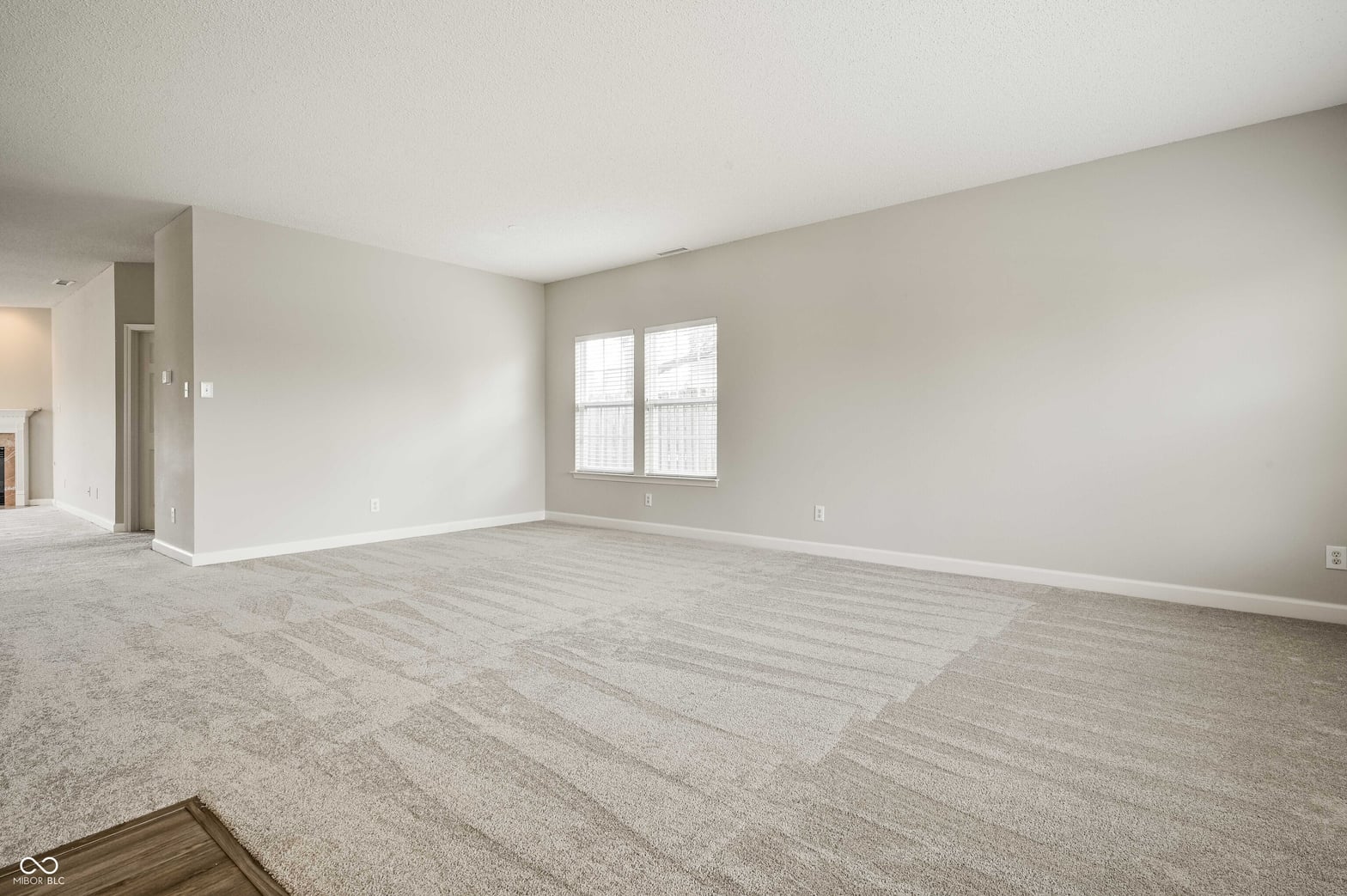 Bright, spacious living room with modern finishes.