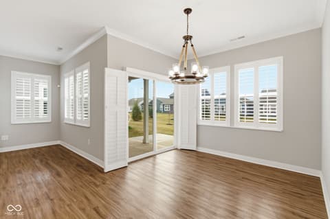 Dining room at 813 Sapp Circle, Westfield, IN