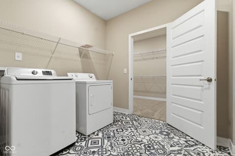 Laundry room at 813 Sapp Circle, Westfield, IN