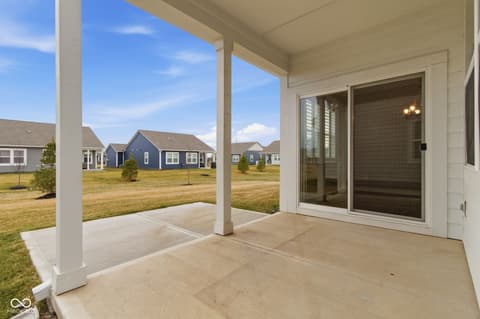 Outdoor living area at 813 Sapp Circle, Westfield, IN
