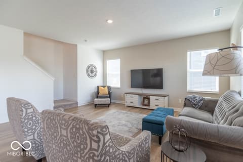 Living room at 1516 Ironwood Road, Greenfield, IN