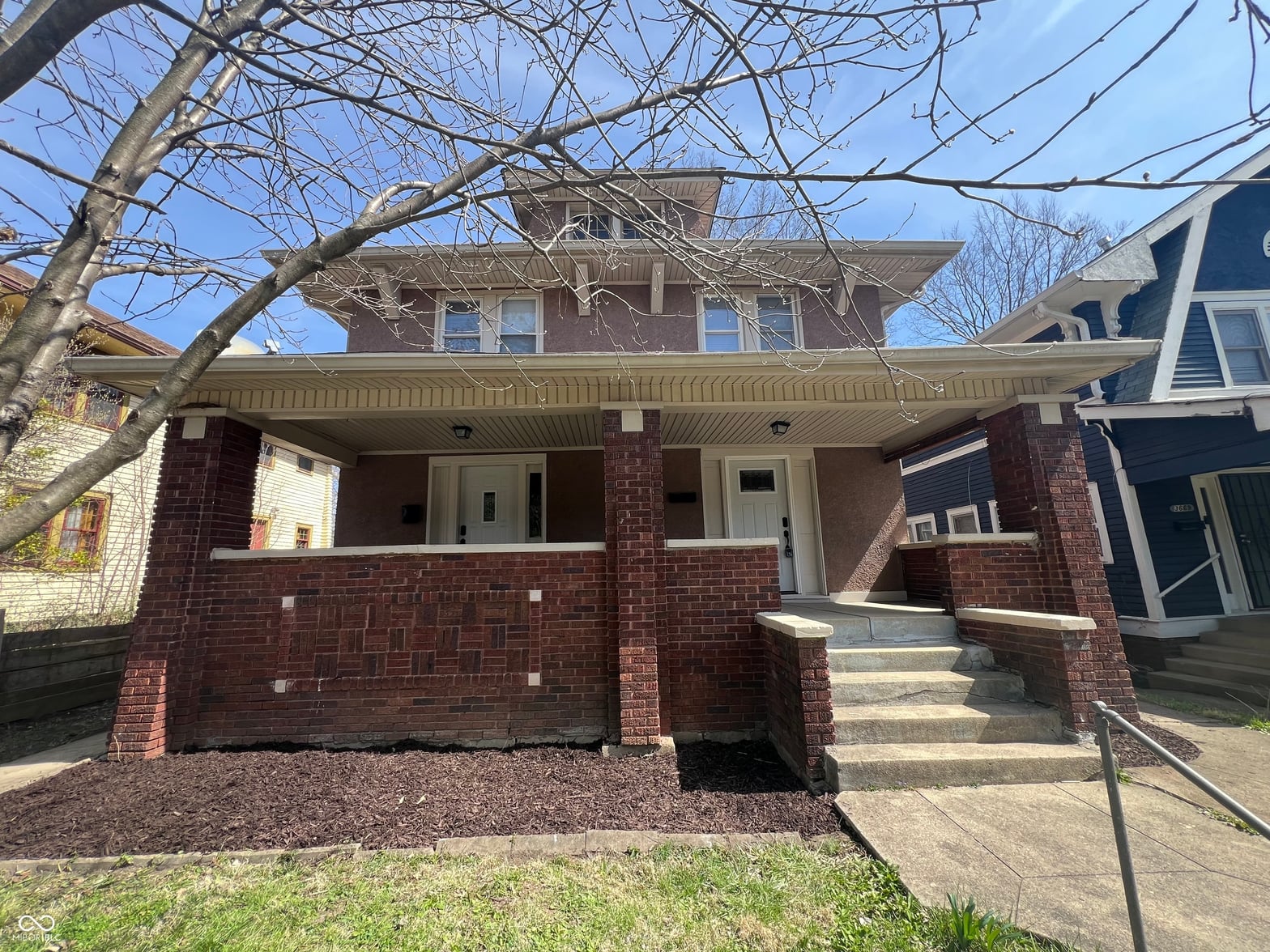 Front exterior at 3671 Birchwood Avenue, Indianapolis, IN