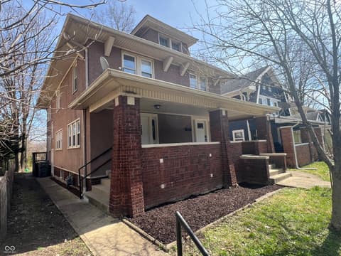 Front exterior at 3671 Birchwood Avenue, Indianapolis, IN
