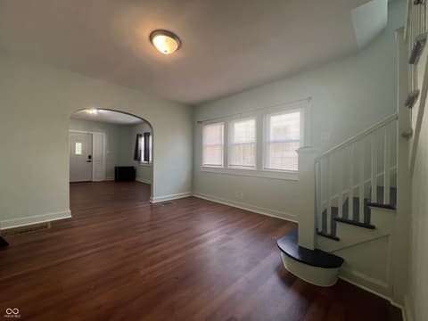 Living room at 3671 Birchwood Avenue, Indianapolis, IN