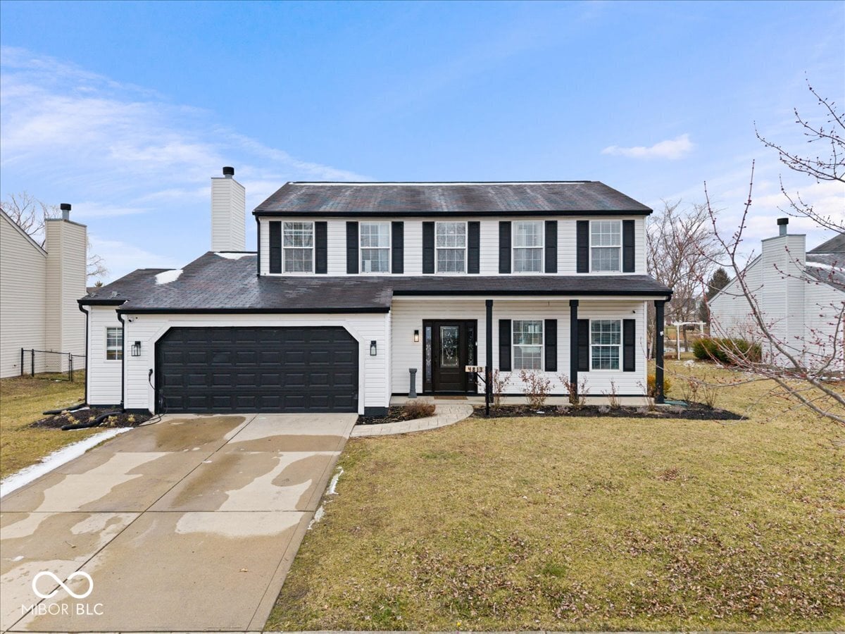 Front exterior at 4813 Spring Flower Court, Indianapolis, IN
