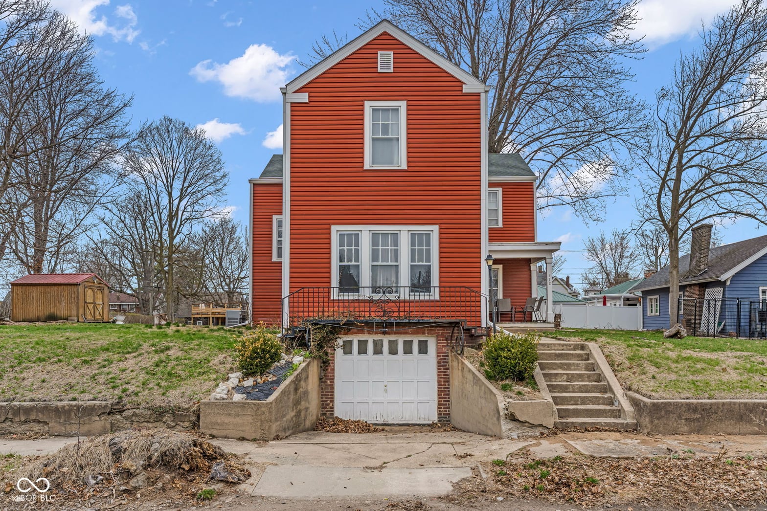 Front exterior at 312 E Franklin Street, Crawfordsville, IN