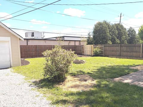 Yard at 6179 Burlington Avenue, Indianapolis, IN
