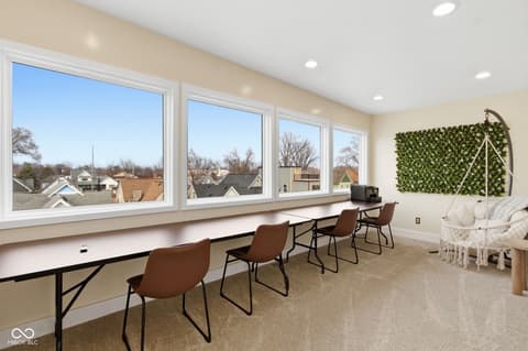 Home office at 1531 Spann Avenue, Indianapolis, IN