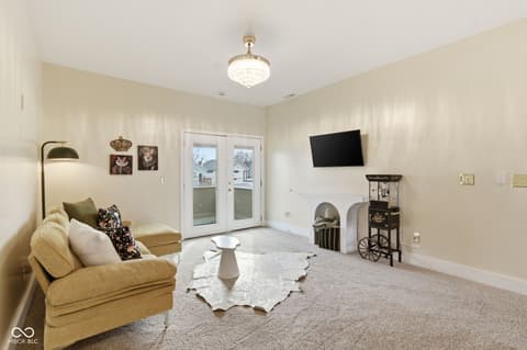 Living room at 1531 Spann Avenue, Indianapolis, IN