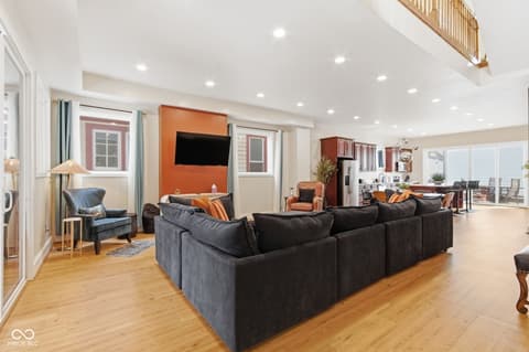 Living room at 1531 Spann Avenue, Indianapolis, IN