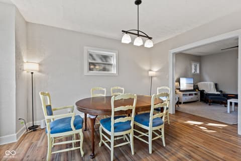 Dining room at 337 N Temple Avenue, Indianapolis, IN