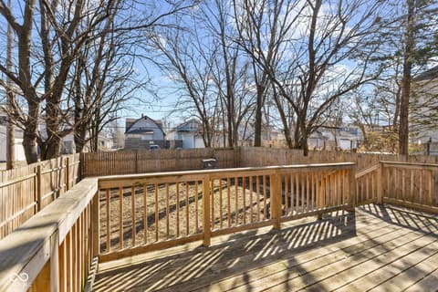 Outdoor living area at 337 N Temple Avenue, Indianapolis, IN