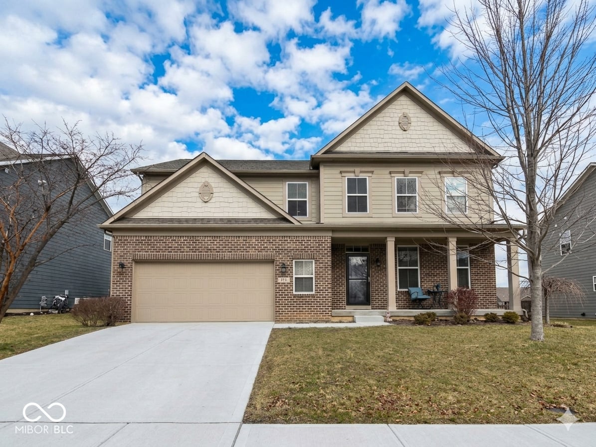Front exterior at 4068 Dovetree Drive, Danville, IN