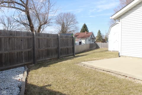 Yard at 6376 Village Oak Court, Indianapolis, IN